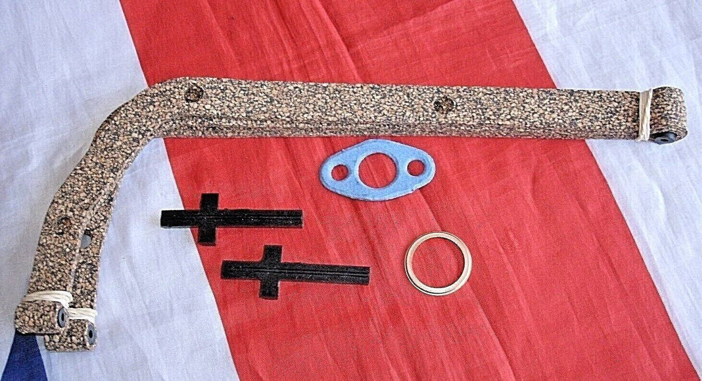 Land Rover V8 ONE CORK Sump Gasket Set with washer pick up T pieces.