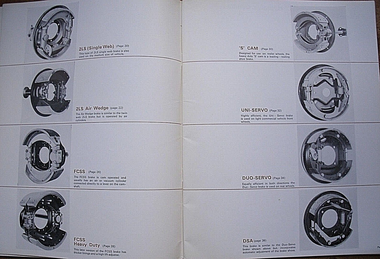 One Clean Used G218/3 Grilling Commercial Vehicle Brakes Instructions Booklet