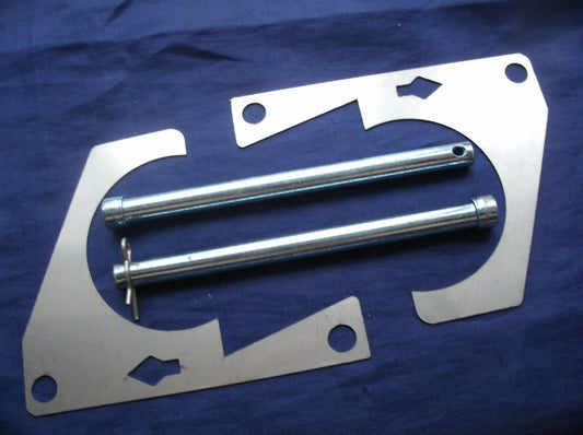 NEW ROVER P4 80.95.100 & 110 1959-62 ONE FRONT BRAKE CALIPER SHIM & PIN KIT