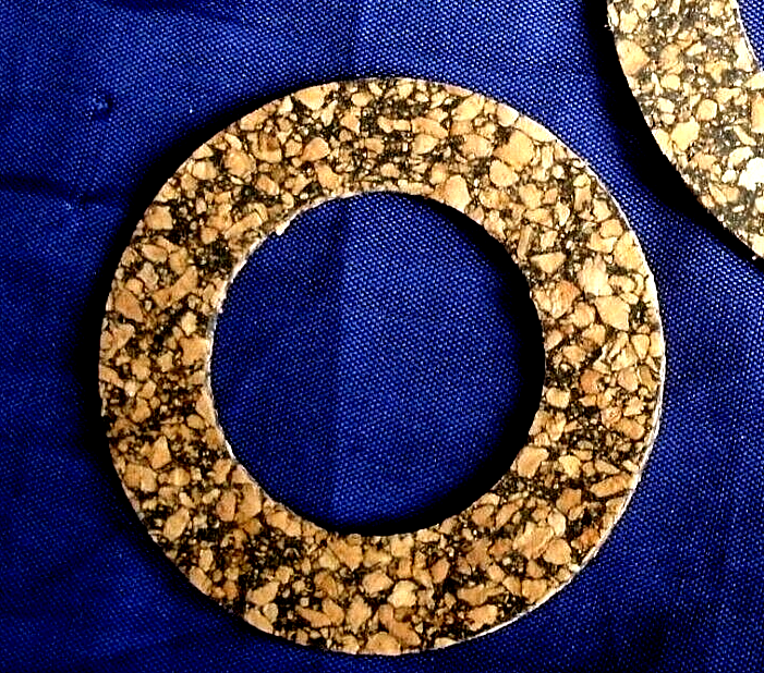 One Petrol Tank Filler Cap Cork Seal For The Ford Escort MK2 All Models.