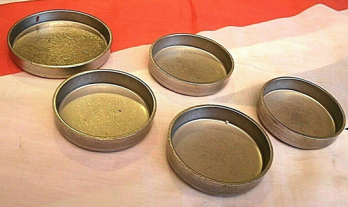 1 Set Of 5 Ford Cortina Stainless Steel Core Plugs For the 1200 1300 1500 1600cc