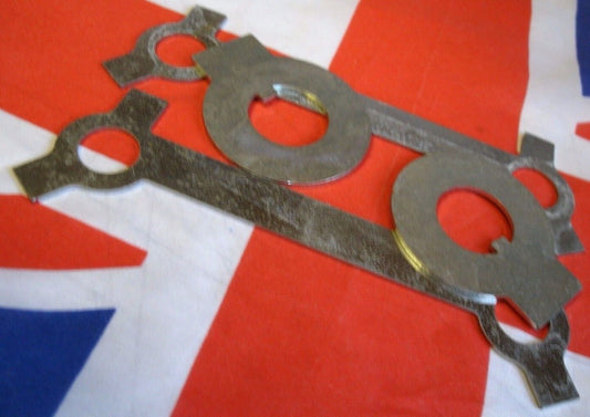 ROVER P4 ALL MODELS 1950 1964 FRONT BRAKE CALIPER & WHEEL BEARING LOCK TAB KIT 4