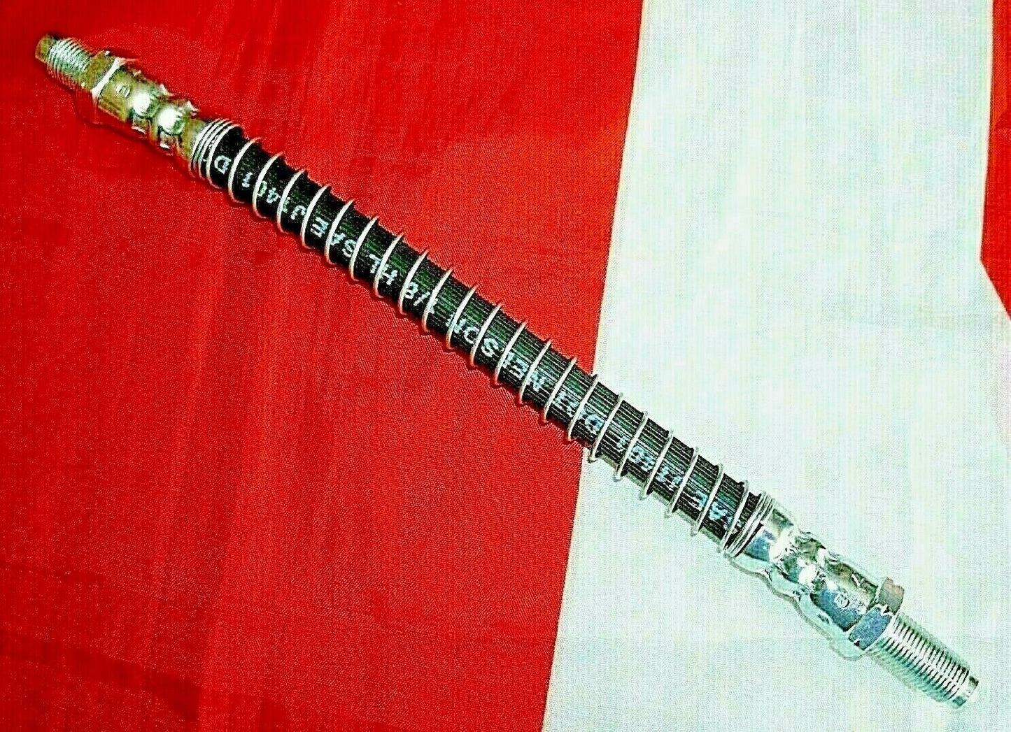 1 Pair Of Aston Martin AMV8 Volante Vantage Armoured Front Brake Hoses 1971-ON