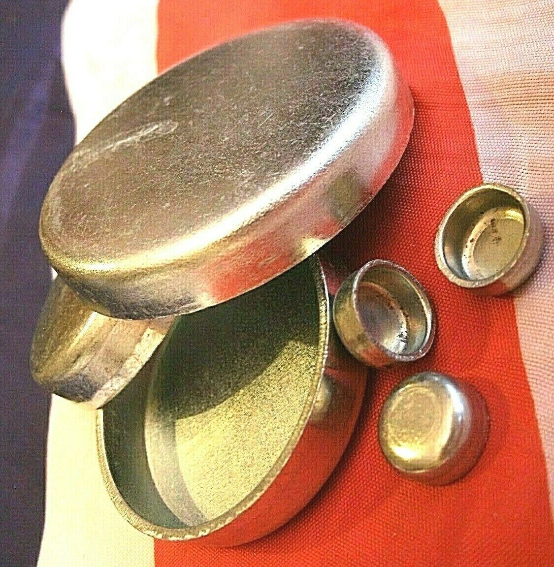 1 SET of 6 Ford Pinto1600 SOHC Mild Steel & Plated Core Plug set Cortina Capri