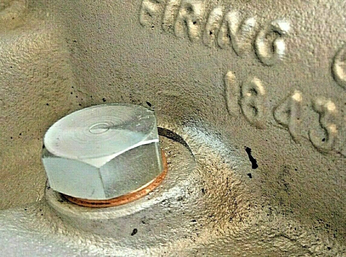 Rover V8 Carburettor Inlet Manifold Blanking plug & copper washer 603224  232043