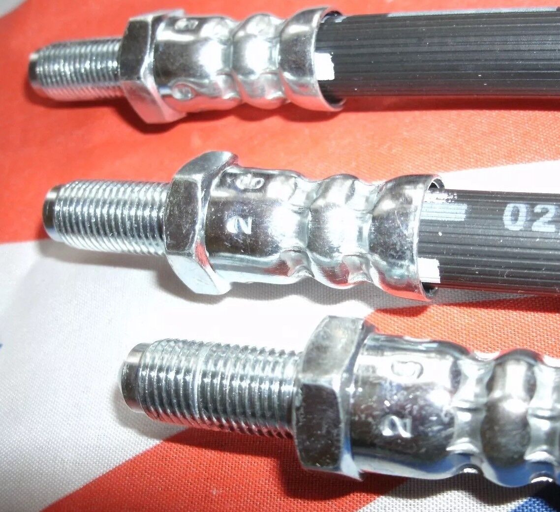 ROVER P4 BRAKES,HOSE KIT SET OF 3 FRONT/REAR TOTAL 3 HOSES