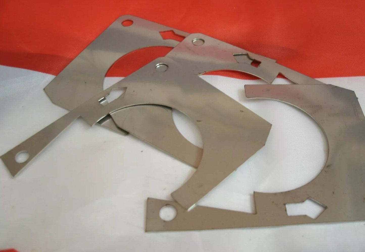 Rover P4 NEW Stainless Steel Front Brake calipers Ant Sqil Shim Kit New Total 4