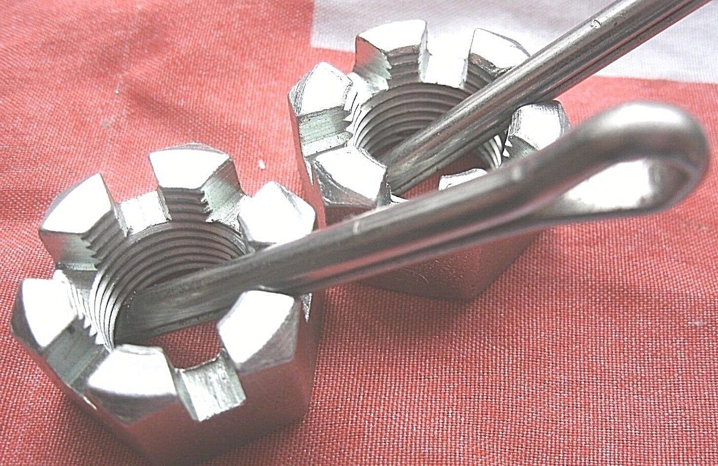 FORD ESCORT MK1 TCA INNER/OUTER NUTS & SPLIT PINs 1100 1300E MEXICO TWIN CAM BDA