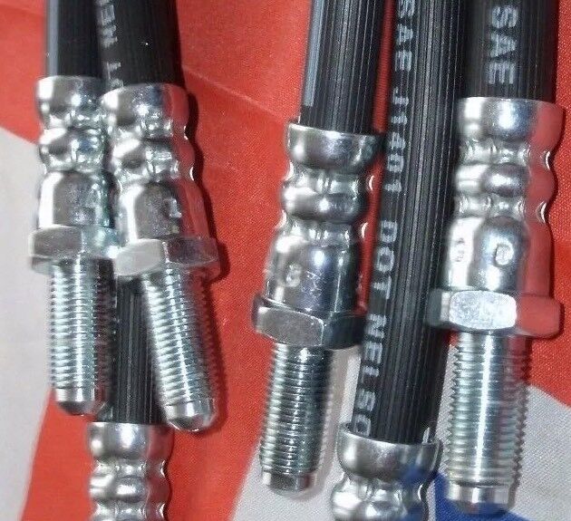 ROVER P4 BRAKES,HOSE KIT SET OF 3 FRONT/REAR TOTAL 3 HOSES