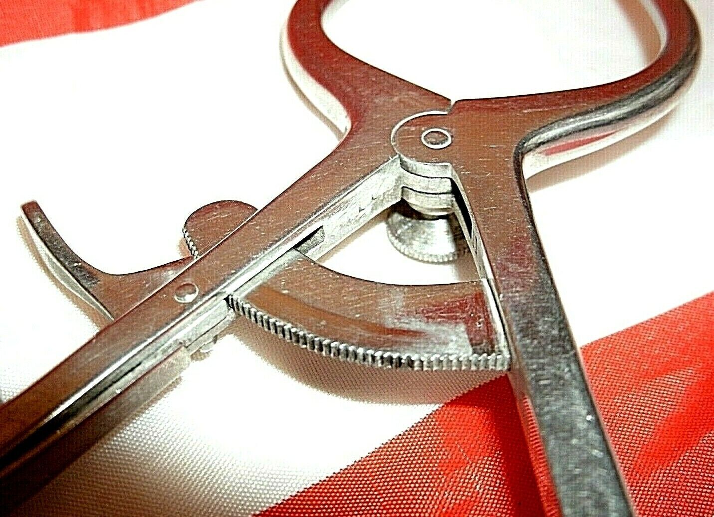 One Used Vintage Dental Examination Tool Stainless steel Complete Working