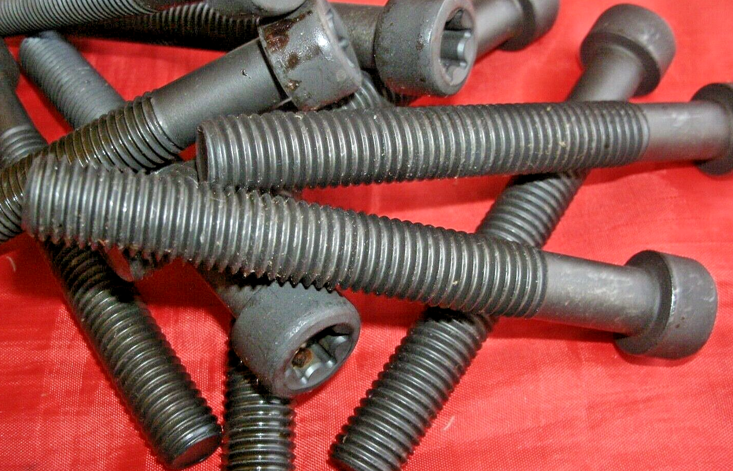 One New Set Of Ten Course FORD Pinto Cylinder Head Bolts 1.6 1.8 & 2.0 Models.