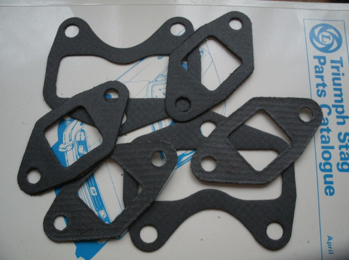 TRIUMPH STAG V8 3 LITRE HALF ENGINE EXHAUST MANIFOLD GASKETS SET 3