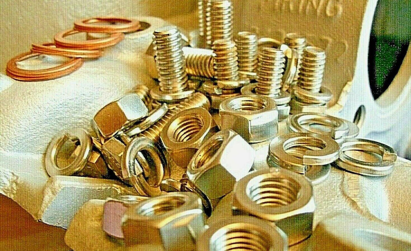 ROVER V8 Late Type Carburettor Inlet Manifold Stainless Steel Assemble KIT