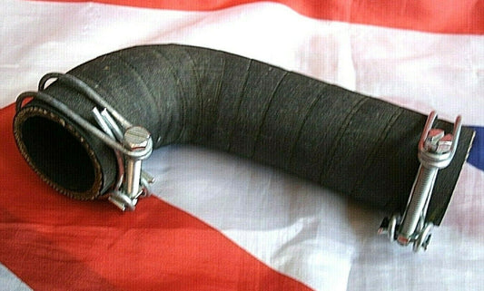 ONE NOS ROVER P4 110 TOP RADIATOR WATER HOSES WITH TWO TWIN WIRE HOSE CLIPS