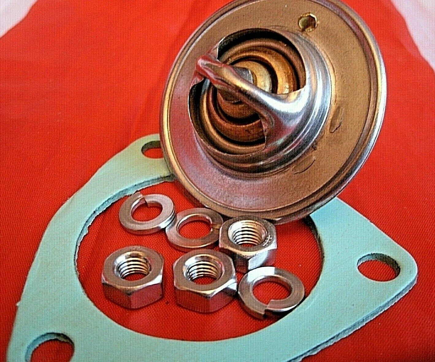 NEW ROVER P6 2000 2200 ALL 4 CYLINDER MODELS THERMOSTAT HOUSING GASKET ONLY.